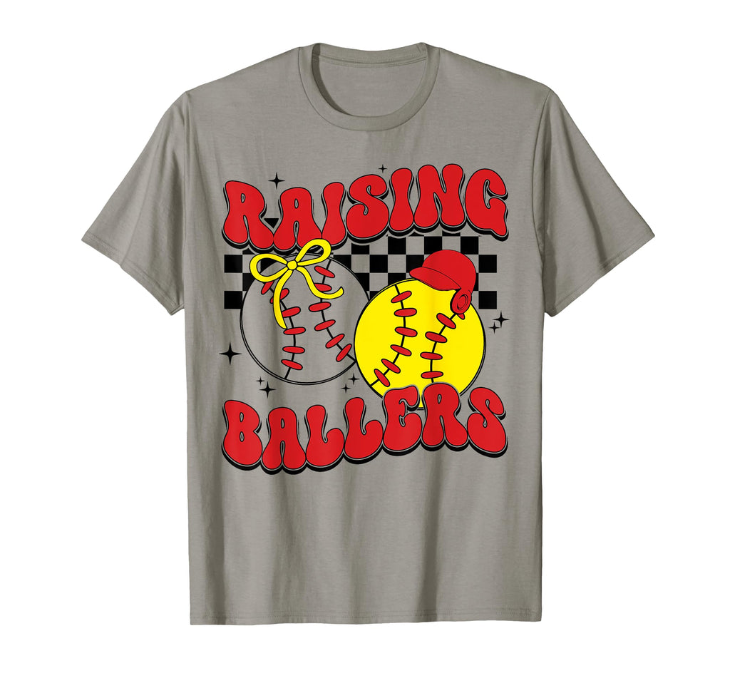 Busy Raising Ballers Softball And T-Shirt - Streetwear Style Unisex - T-Shirt, Sweatshirt, Hoodie