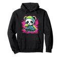 Kawaii Panda Dj Japanese Edm Y2K Hoodie - Unique Graphic for Adults - T-Shirt, Sweatshirt, Hoodie