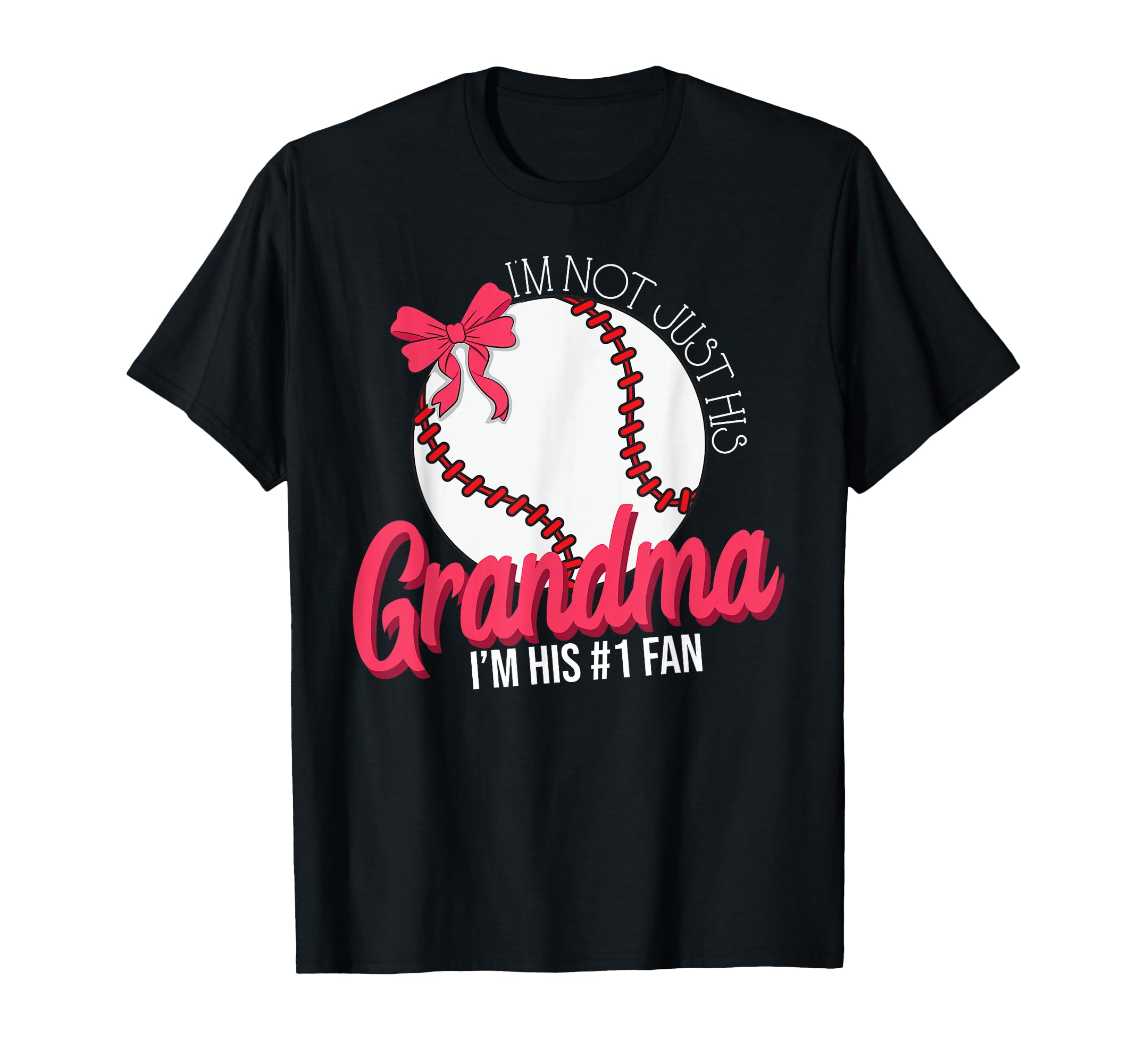 Grandma Number One Fan Family Baseball T-Shirt - Aesthetic Graphic Unisex - T-Shirt, Sweatshirt, Hoodie