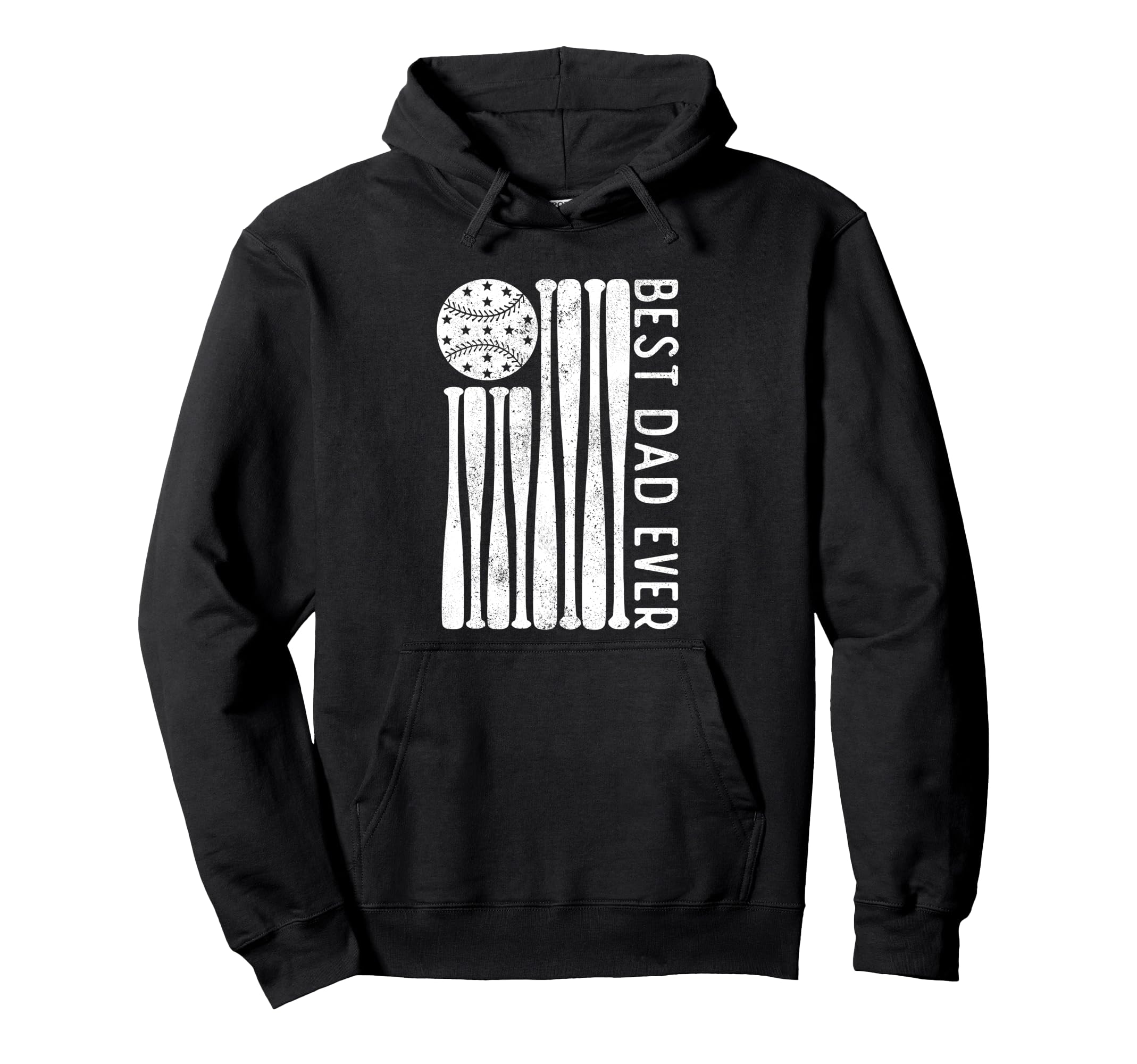 Best Dad Ever Us American Flag Fathers Hoodie - Streetwear Style Men Women - T-Shirt, Sweatshirt, Hoodie