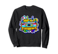 Colorful Hip Hop Cassette Tape Sweatshirt - Graphic Print for Adults - T-Shirt, Sweatshirt, Hoodie