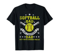 Softball Dad Like Baseball Dad Bigger T-Shirt - Graphic Print for Adults - T-Shirt, Sweatshirt, Hoodie