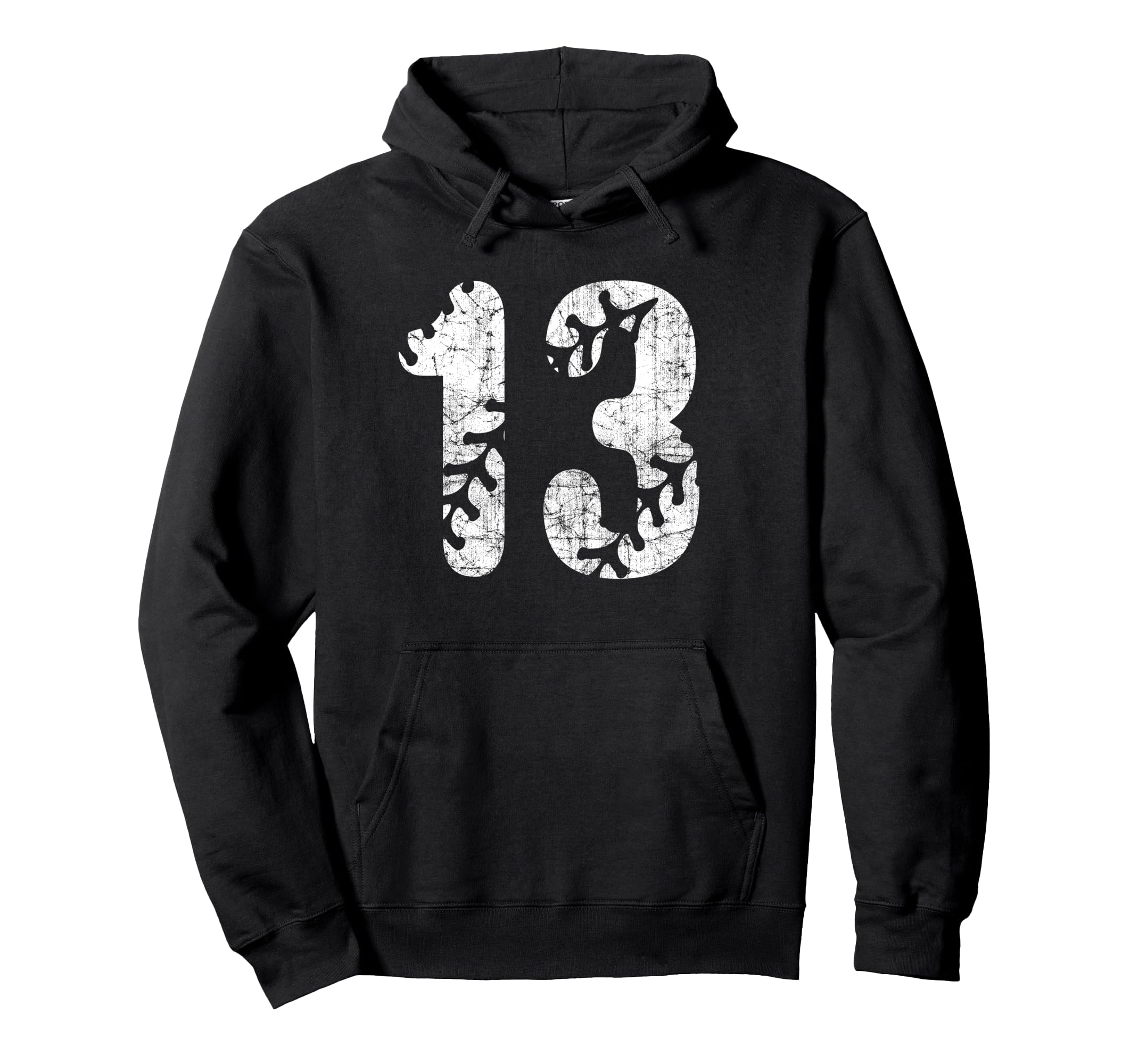Baseball Softball Mom 13 Number 13 Hoodie - Casual Everyday Wear Men Women - T-Shirt, Sweatshirt, Hoodie