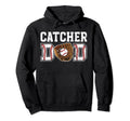 Baseball Catcher Dad Baseball Catcher Hoodie - Novelty Apparel for Adults - T-Shirt, Sweatshirt, Hoodie