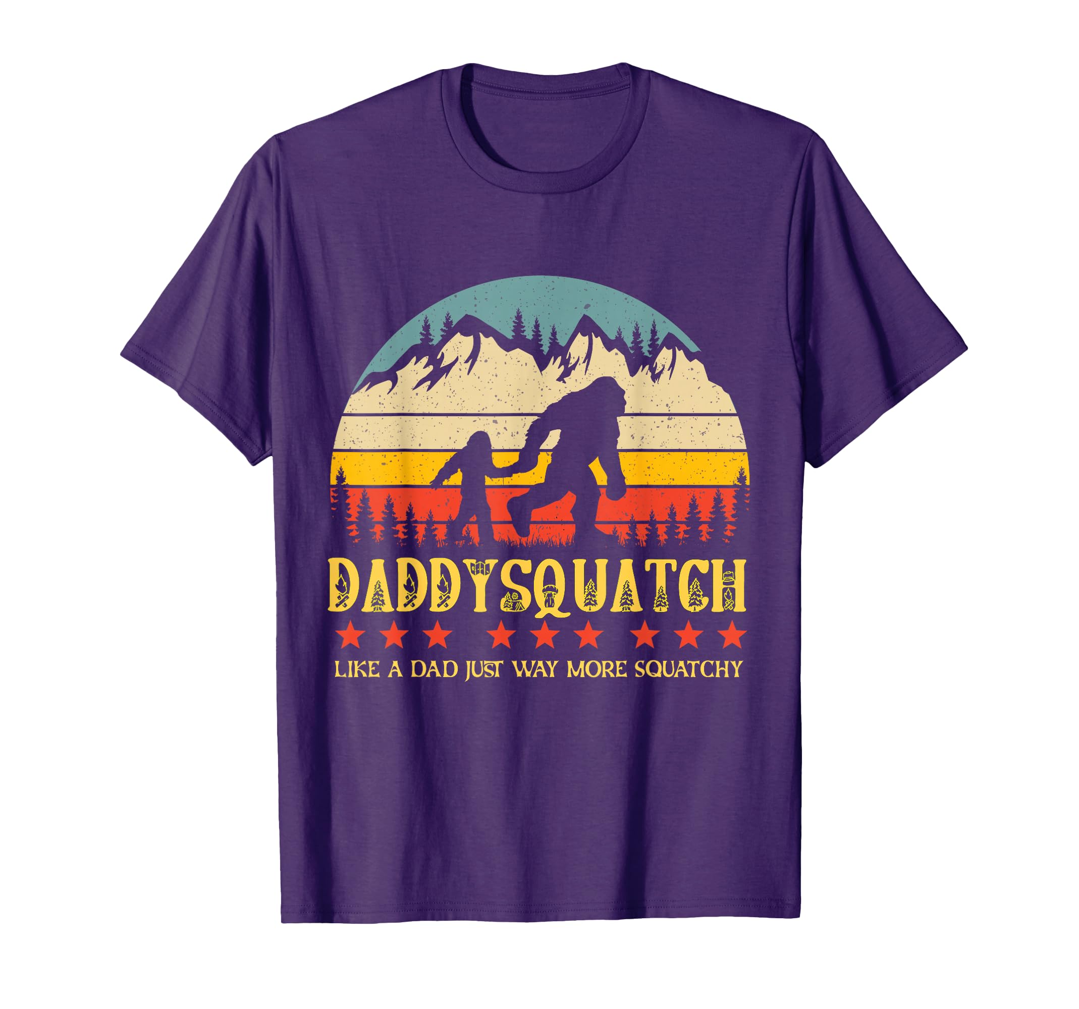 Funny Bigfoot Family Matching Fathers T-Shirt - Streetwear Style Unisex - T-Shirt, Sweatshirt, Hoodie