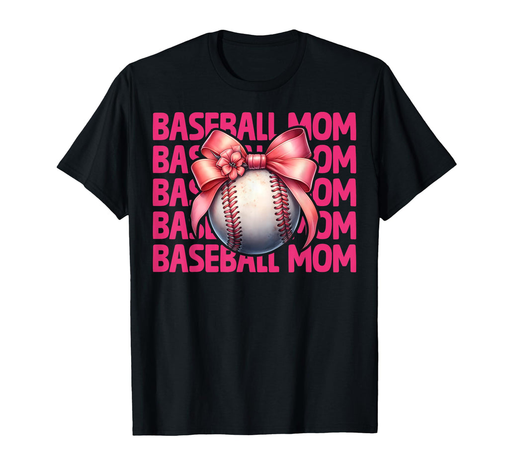 Baseball Mom Baseball Mama Mothers Day T-Shirt - Novelty Apparel Men Women - T-Shirt, Sweatshirt, Hoodie