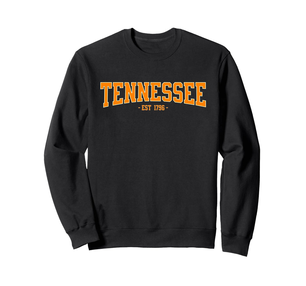 Tn Orange Varsity Tennessee Sweatshirt - Unique Graphic for Adults - T-Shirt, Sweatshirt, Hoodie