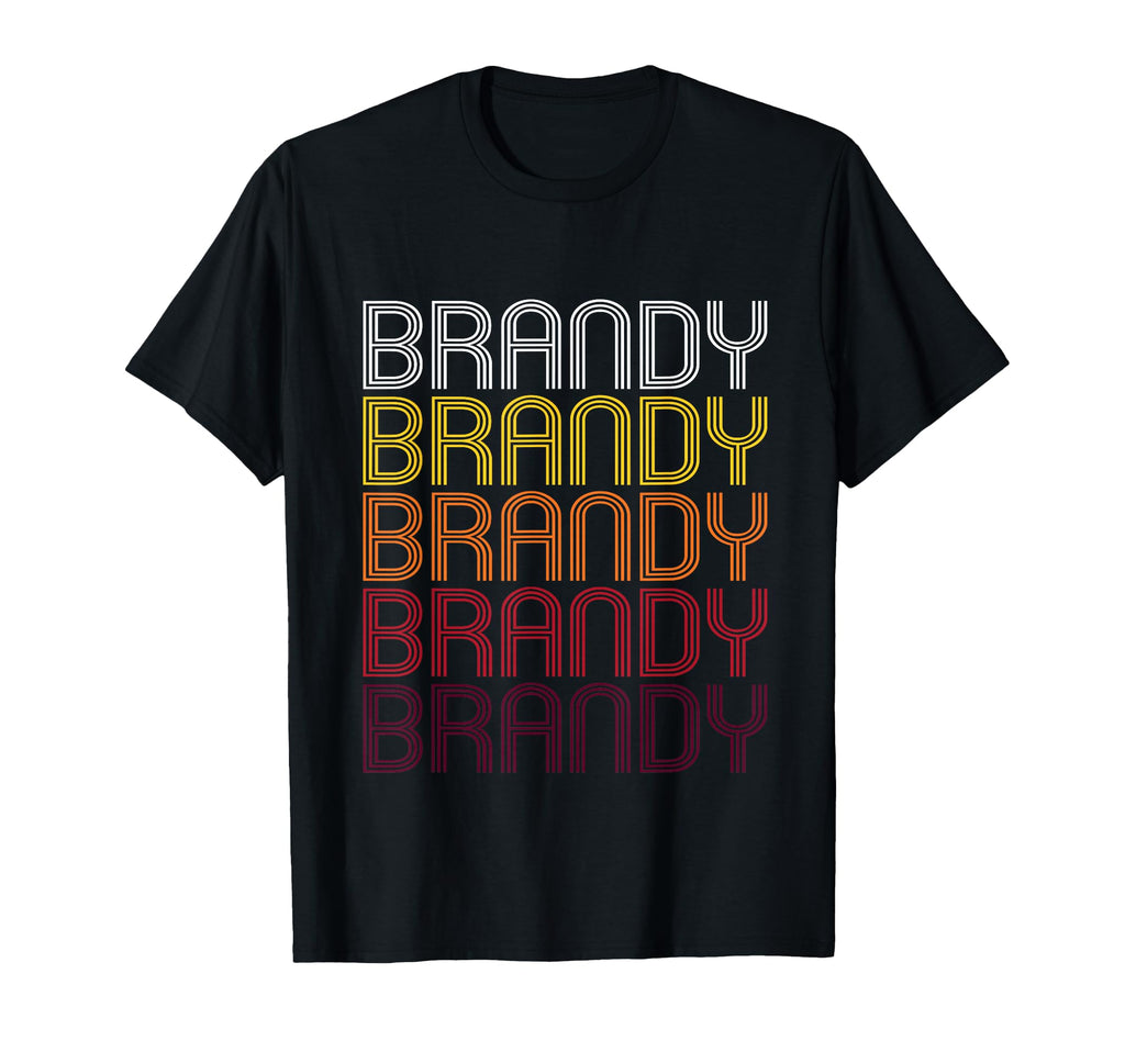 Brandy Wordmark Pattern T-Shirt - Casual Everyday Wear Unisex - T-Shirt, Sweatshirt, Hoodie