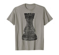 Distressed Chess Piece Rook Chess T-Shirt - Streetwear Style Men Women - T-Shirt, Sweatshirt, Hoodie