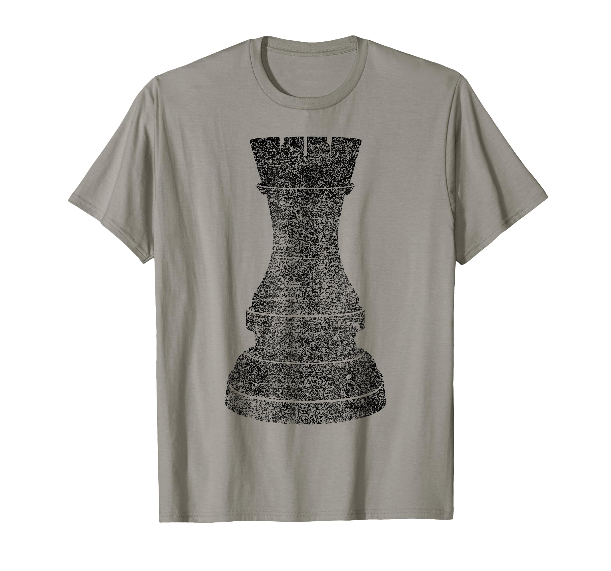 Distressed Chess Piece Rook Chess T-Shirt - Streetwear Style Men Women - T-Shirt, Sweatshirt, Hoodie