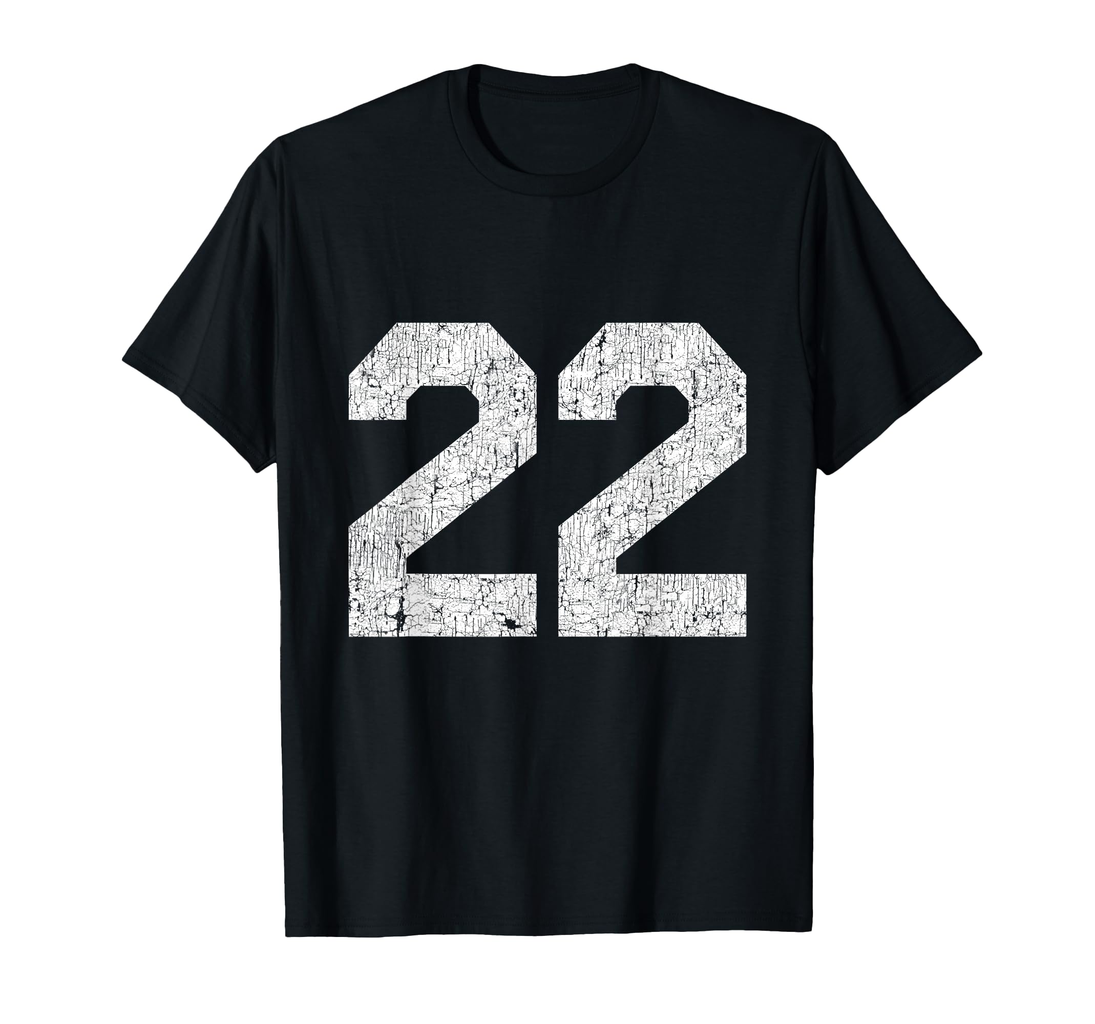 22 Jersey Uniform Varsity Sports Number T-Shirt - Trendy Graphic Men Women - T-Shirt, Sweatshirt, Hoodie