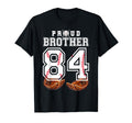 Proud Brother Baseball Player Number T-Shirt - Casual Everyday Wear Unisex - T-Shirt, Sweatshirt, Hoodie