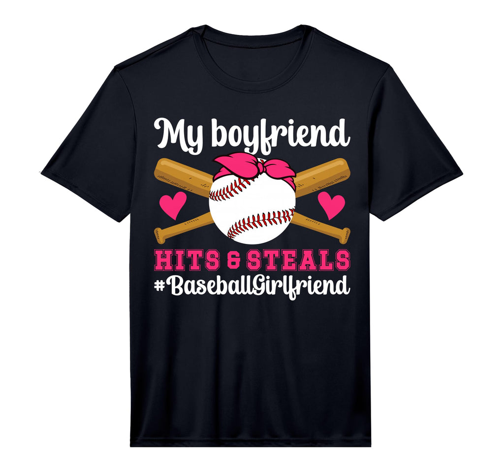 Mens My Boyfriend Baseball Girlfriend T-Shirt - Unique Graphic for Adults - T-Shirt, Sweatshirt, Hoodie