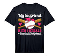 Mens My Boyfriend Baseball Girlfriend T-Shirt - Unique Graphic for Adults - T-Shirt, Sweatshirt, Hoodie