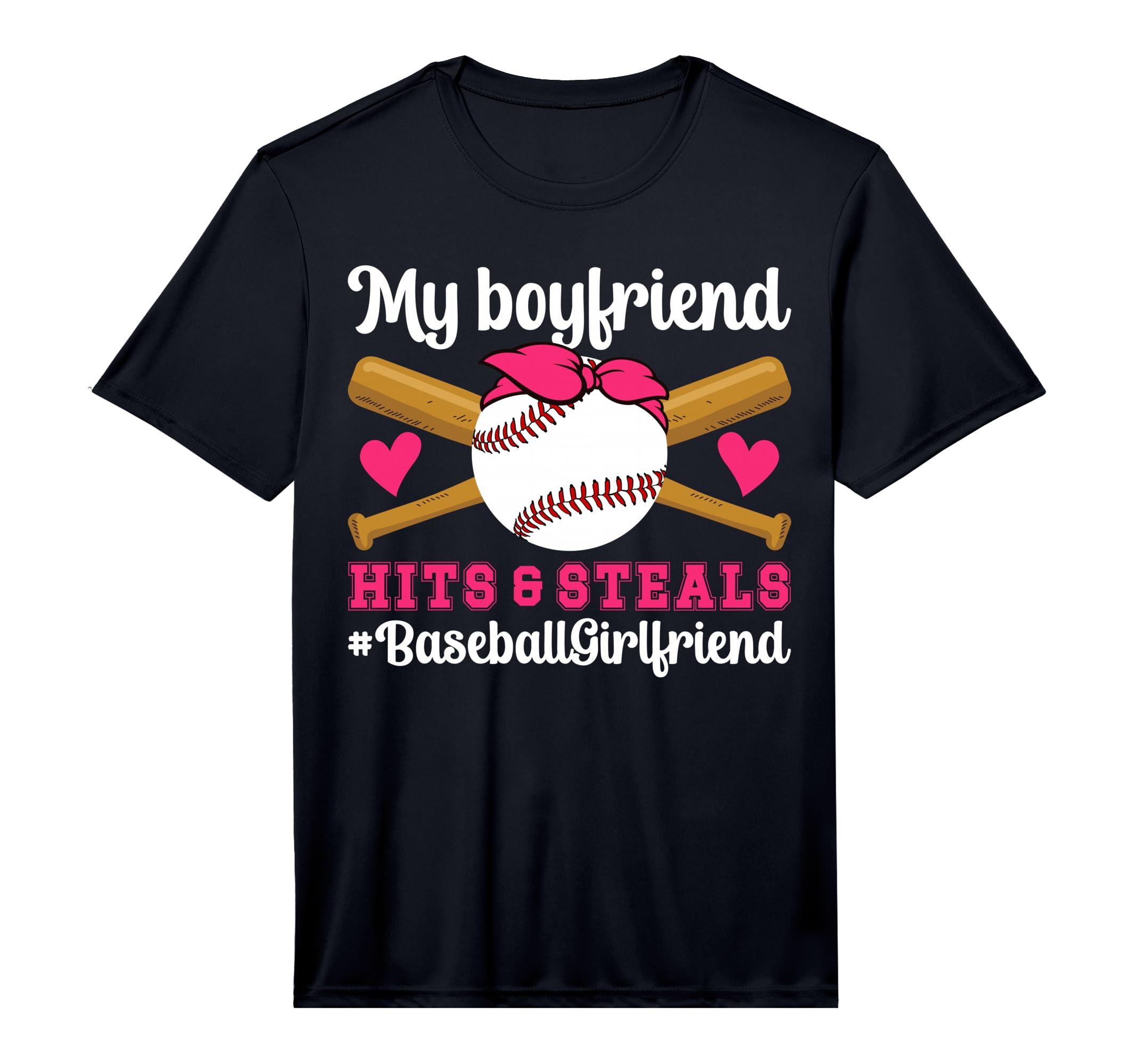 Mens My Boyfriend Baseball Girlfriend T-Shirt - Unique Graphic for Adults - T-Shirt, Sweatshirt, Hoodie