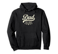 Dad Est 2025 Baseball Script Hoodie - Novelty Apparel Unisex - T-Shirt, Sweatshirt, Hoodie