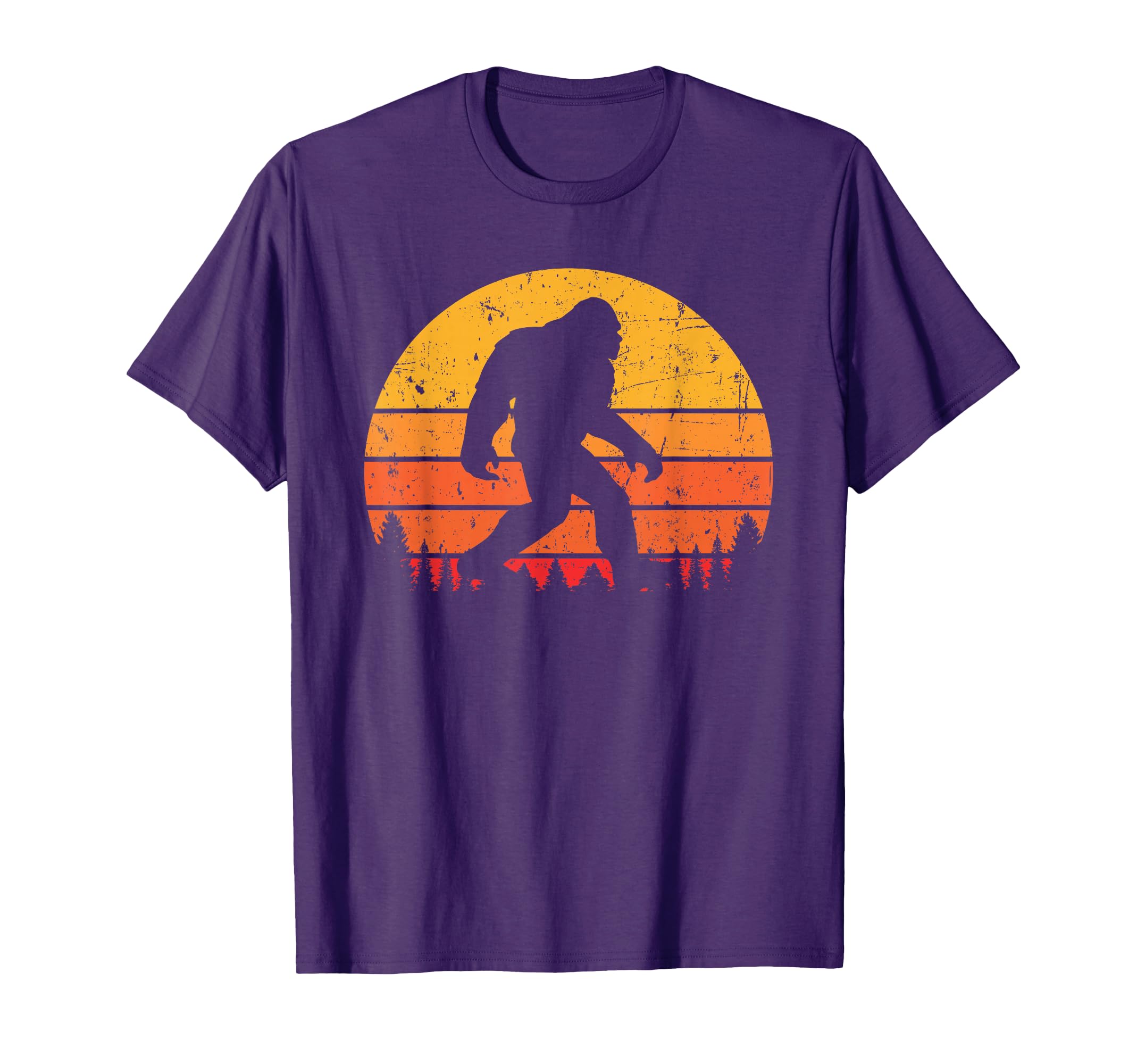 Bigfoot Sasquatch Yeti Sunset T-Shirt - Casual Everyday Wear for Adults - T-Shirt, Sweatshirt, Hoodie