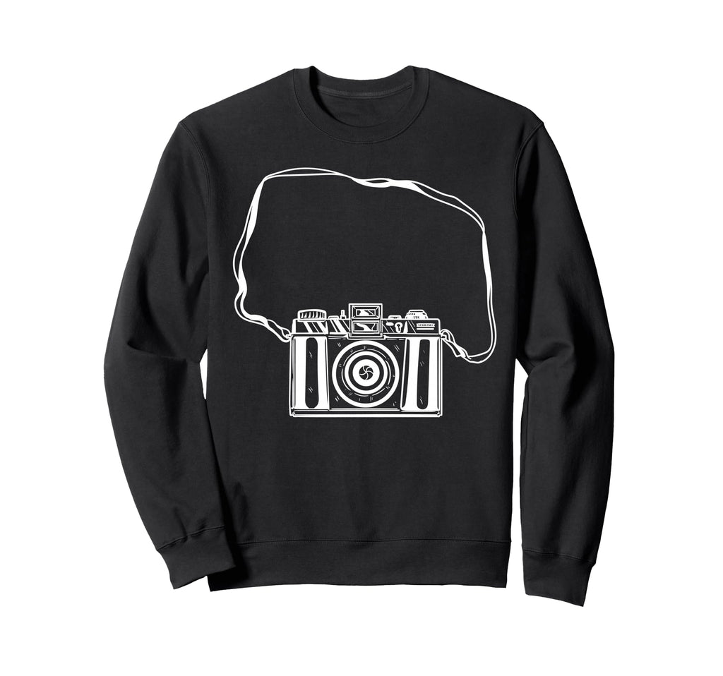 Camera Picture Photographer Sweatshirt - Fun Novelty Design for Adults - T-Shirt, Sweatshirt, Hoodie