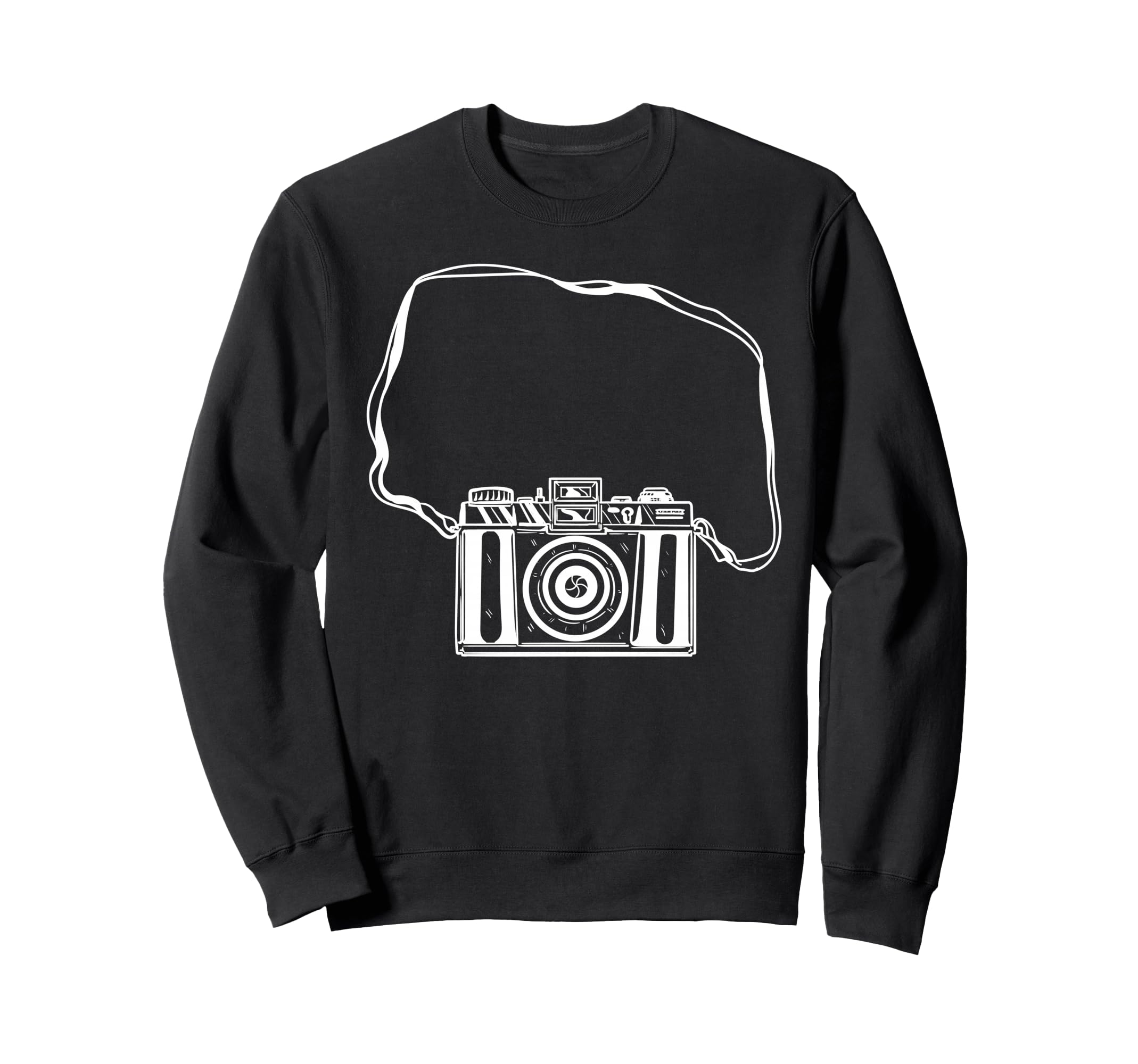 Camera Picture Photographer Sweatshirt - Fun Novelty Design for Adults - T-Shirt, Sweatshirt, Hoodie