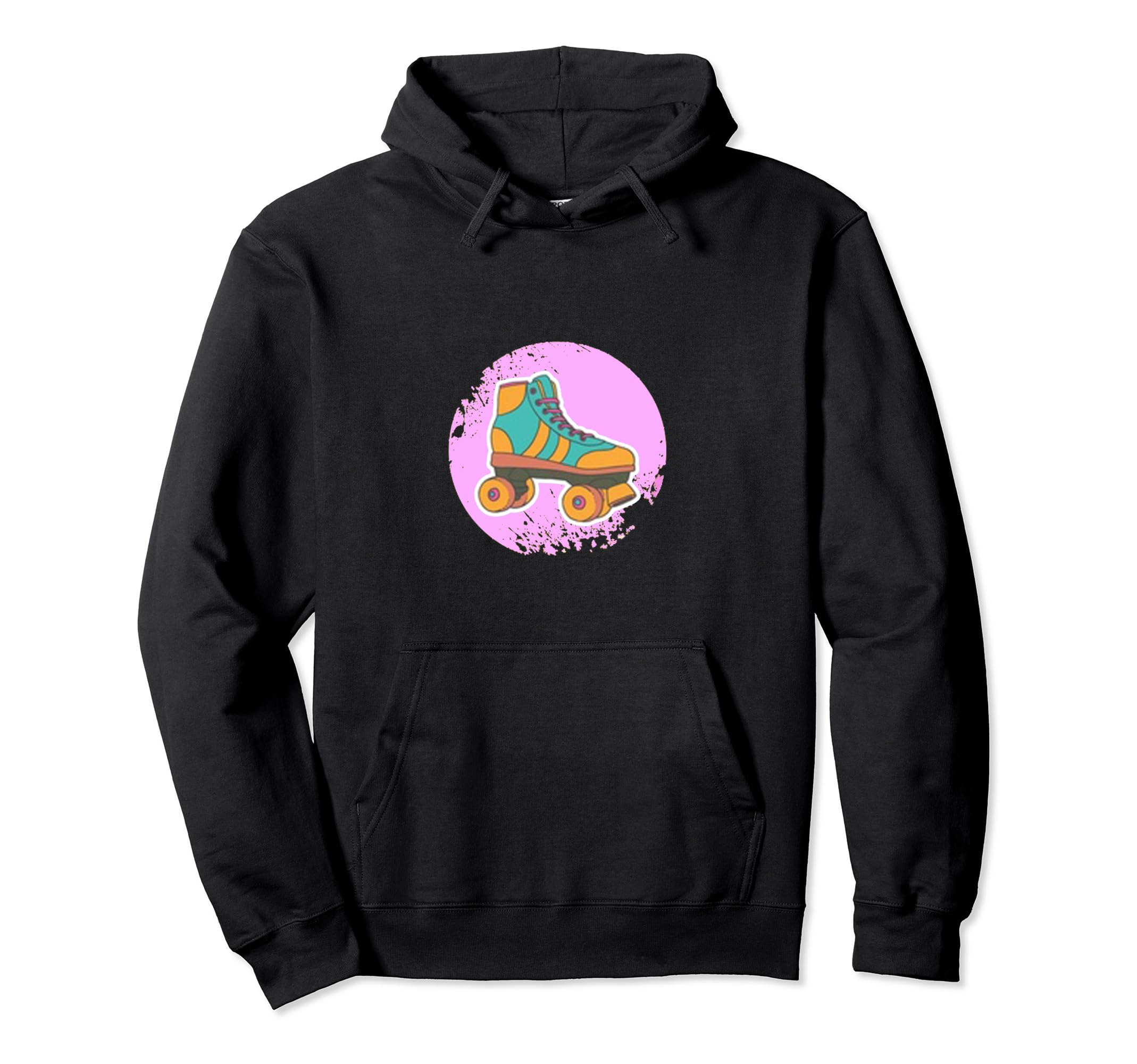 Roller Skate Hoodie - Minimalist Print for Adults - T-Shirt, Sweatshirt, Hoodie