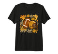 Floral Football Fall Boho Game Day Mom T-Shirt - Custom Art Print Unisex - T-Shirt, Sweatshirt, Hoodie