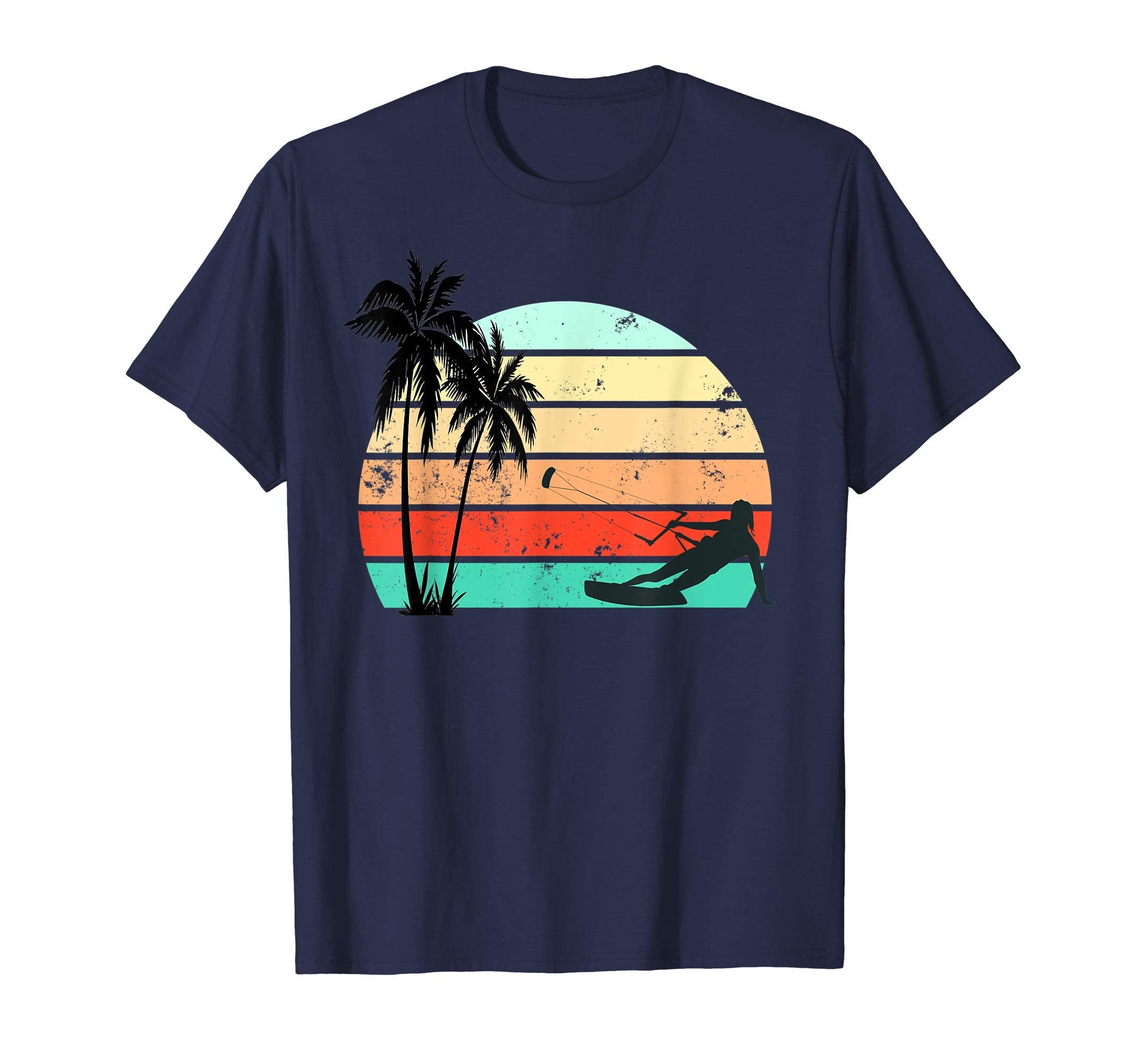 Kitesurfing Sunset Kiteboarding T-Shirt - Aesthetic Graphic Unisex - T-Shirt, Sweatshirt, Hoodie