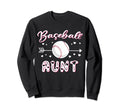 Baseball Aunt Baseball Sport Sweatshirt - Casual Everyday Wear Unisex - T-Shirt, Sweatshirt, Hoodie