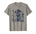 French Bulldog Frenchie Cowboy Ufo T-Shirt - Casual Everyday Wear Unisex - T-Shirt, Sweatshirt, Hoodie