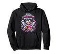 Too Pretty To Care Bratty Y2K Angelcore Hoodie - Unique Graphic Men Women - T-Shirt, Sweatshirt, Hoodie