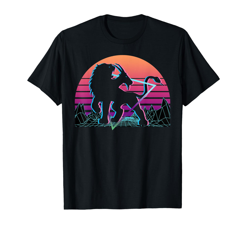 Chimaera Ancient Greek Mythology Vaporwave T-Shirt - Unique Graphic Unisex - T-Shirt, Sweatshirt, Hoodie