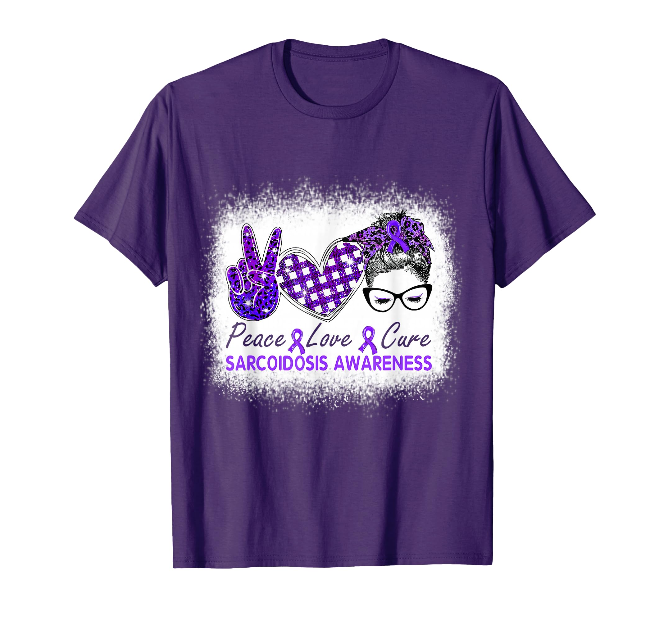 Love Cure Sarcoidosis Awareness T-Shirt - Novelty Apparel for Adults - T-Shirt, Sweatshirt, Hoodie