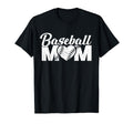 Baseball Mom Funny Heart Present T-Shirt - Fun Novelty Design Men Women - T-Shirt, Sweatshirt, Hoodie
