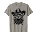 Funny Cowboy Yorkshire Terrier Western Dog T-Shirt - Trendy Graphic Unisex - T-Shirt, Sweatshirt, Hoodie