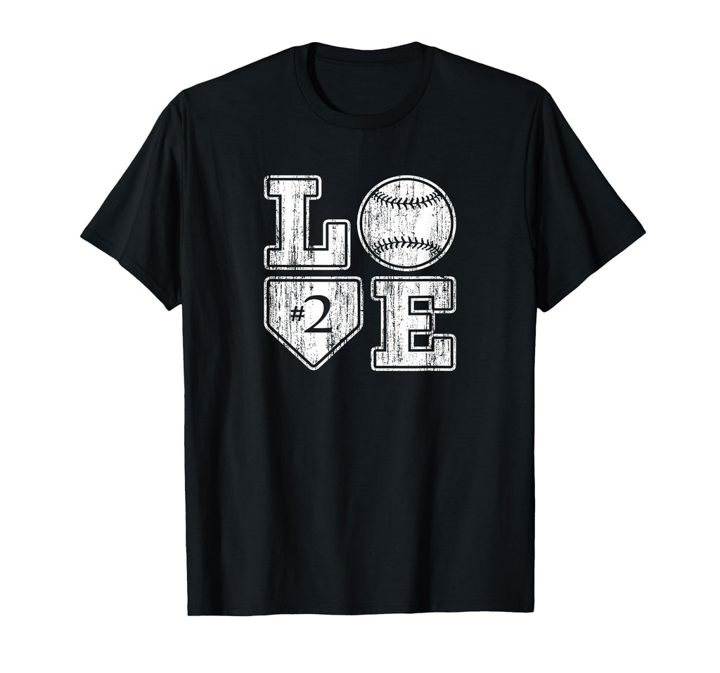 Love Baseball Softball Mom Distressed T-Shirt - Novelty Apparel for Adults - T-Shirt, Sweatshirt, Hoodie