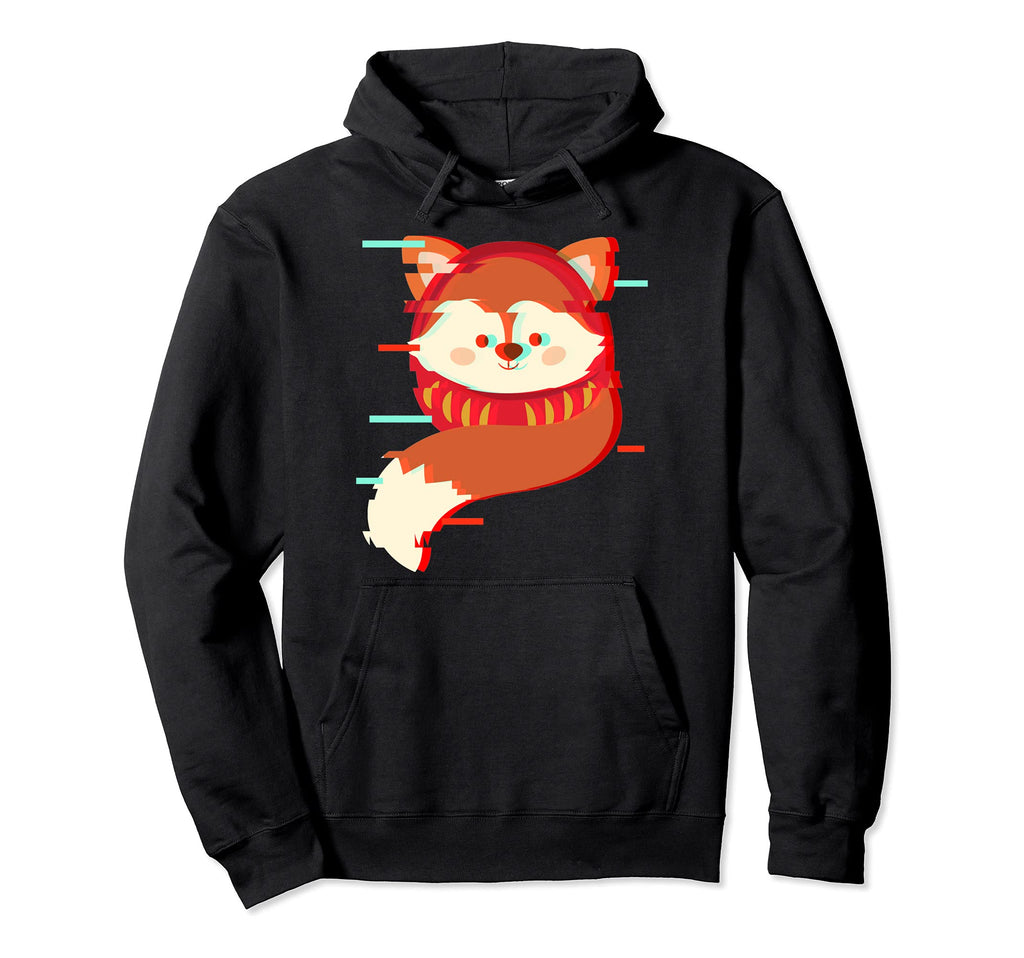 Vaporwave Japanese Daruma Doll Kawaii Red Hoodie - Graphic Print Men Women - T-Shirt, Sweatshirt, Hoodie