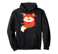 Vaporwave Japanese Daruma Doll Kawaii Red Hoodie - Graphic Print Men Women - T-Shirt, Sweatshirt, Hoodie