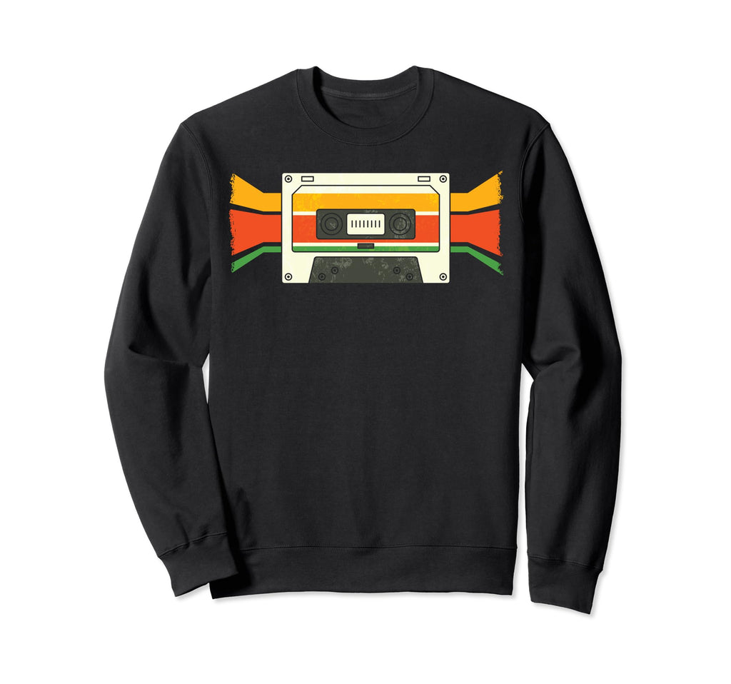 Tape Music Lover Eighties Mixtape Sweatshirt - Custom Art Print Men Women - T-Shirt, Sweatshirt, Hoodie