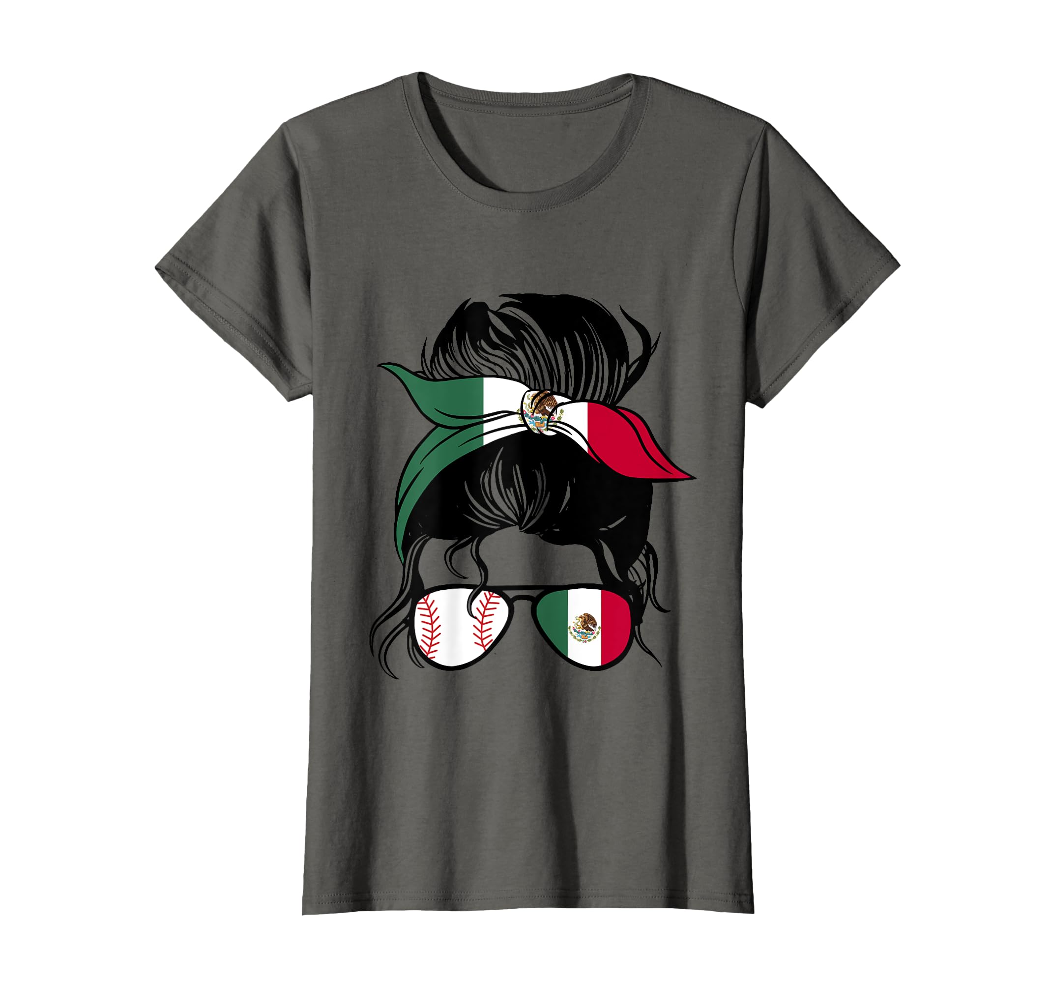 Mexico Baseball Mom Mothers Day Mexican T-Shirt - Graphic Print for Adults - T-Shirt, Sweatshirt, Hoodie