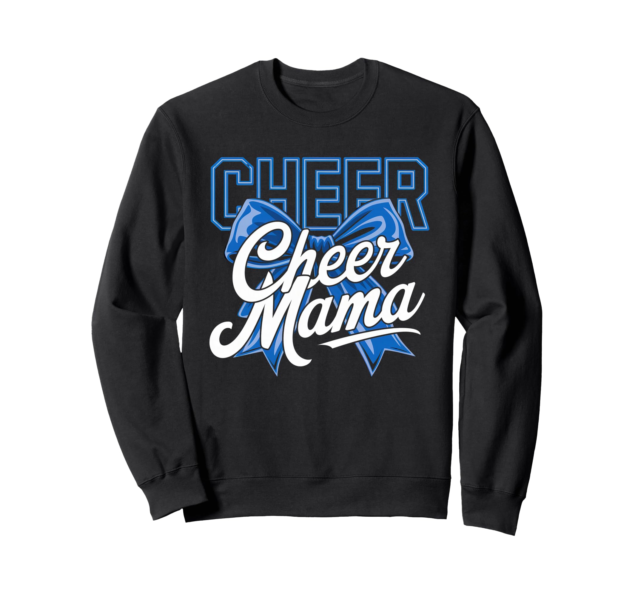 Cheer Mom Mother Bow Cheerleader Sweatshirt - Fun Novelty Design Men Women - T-Shirt, Sweatshirt, Hoodie