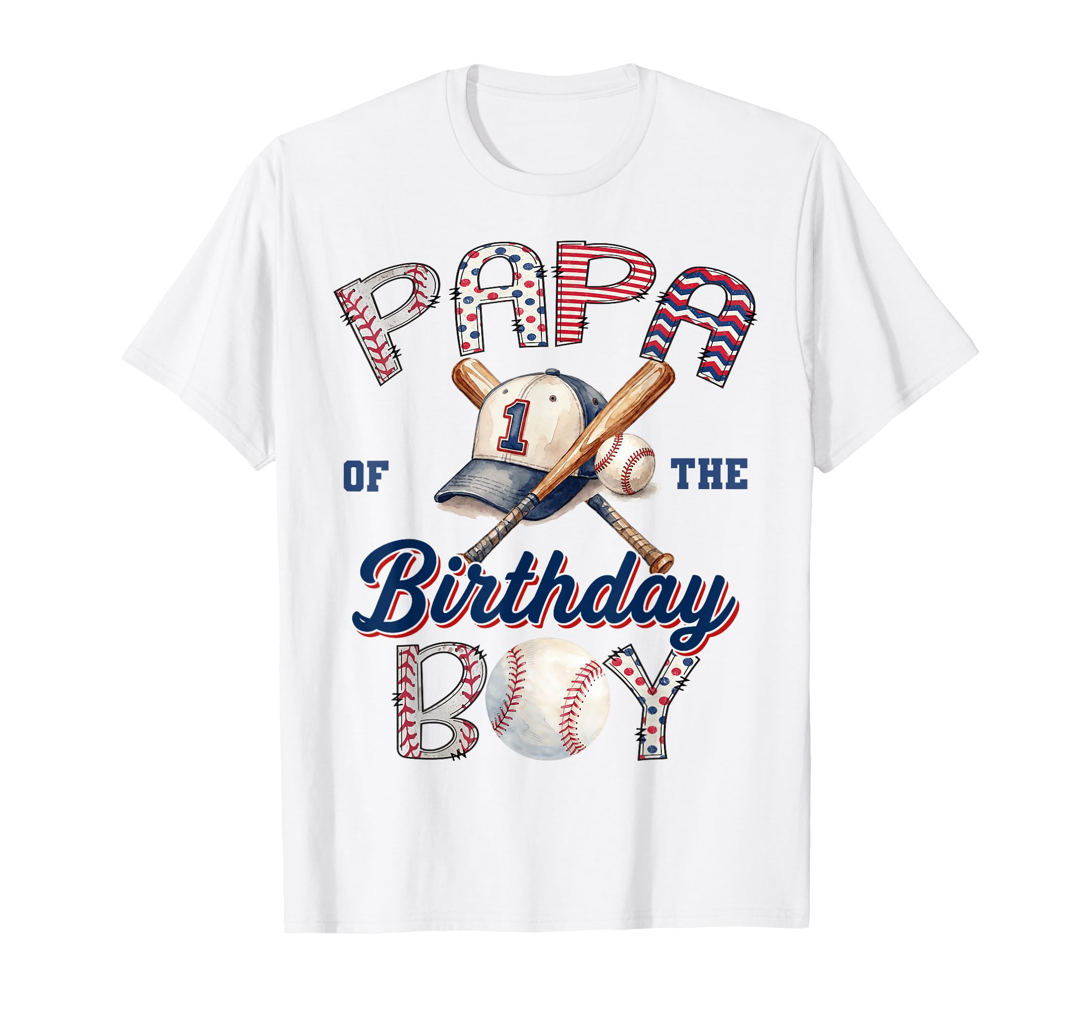 Papa Birthday Baseball Party Family T-Shirt - Novelty Apparel Unisex - T-Shirt, Sweatshirt, Hoodie