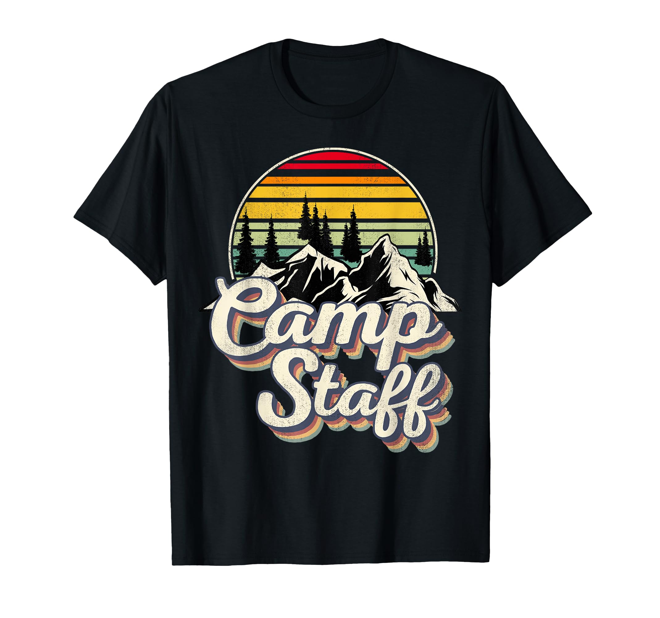 Camp Staff Outdoor Sunset Summer Camping T-Shirt - Streetwear Style Unisex - T-Shirt, Sweatshirt, Hoodie