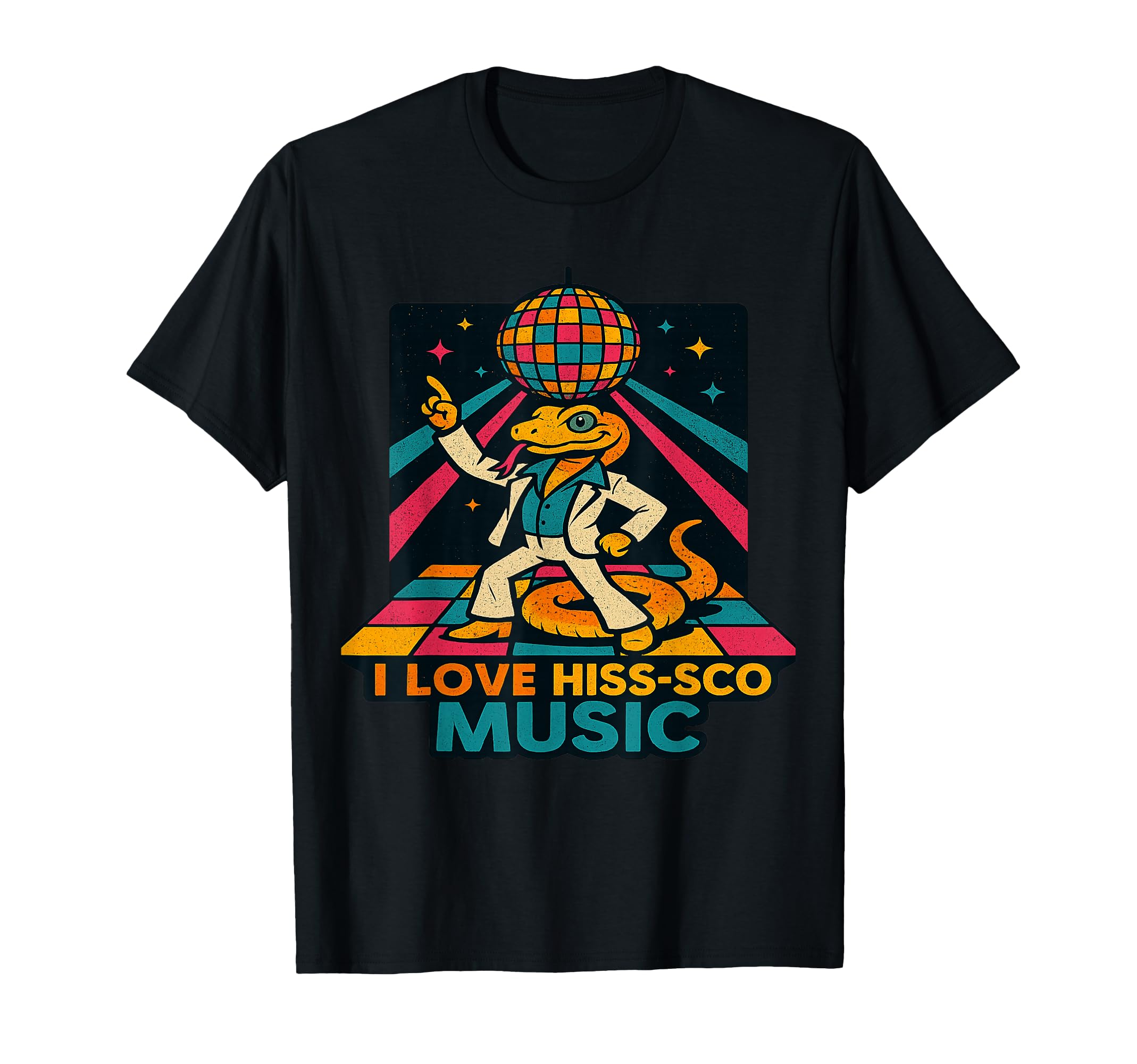 Funny Disco Party Animal 70S Dancing T-Shirt - Casual Everyday Wear Unisex - T-Shirt, Sweatshirt, Hoodie