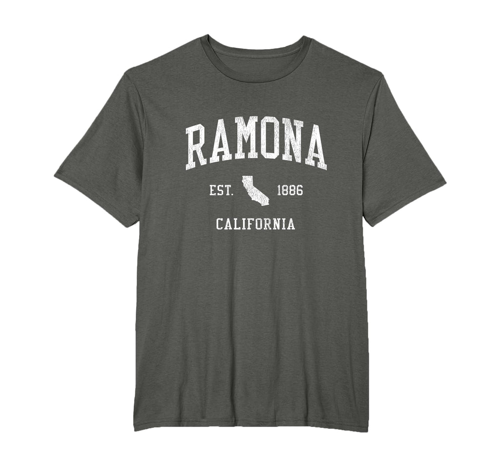 Ramona Ca Athletic Sports Js01 T-Shirt - Graphic Print Unisex - T-Shirt, Sweatshirt, Hoodie