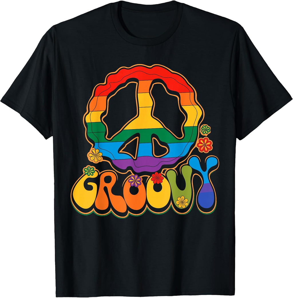 Groovy Gifts for Hippie Lover - Adult & Kids T-Shirts, Sweatshirts & Hoodies apparel design preview 1