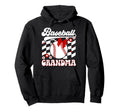 Groovy Baseball Grandma Baseball Hoodie - Custom Art Print for Adults - T-Shirt, Sweatshirt, Hoodie