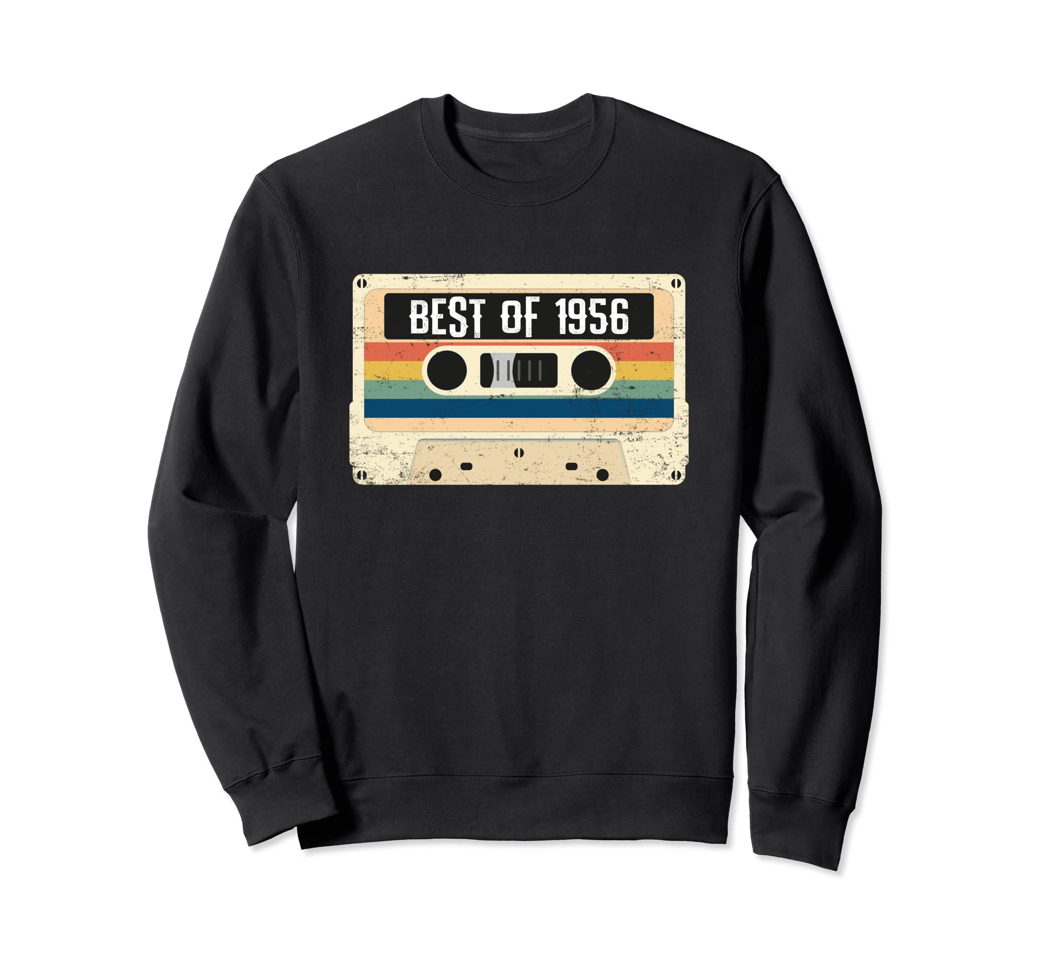 Best 1956 65Th Birthday Cassette Tape Sweatshirt - Trendy Graphic Unisex - T-Shirt, Sweatshirt, Hoodie