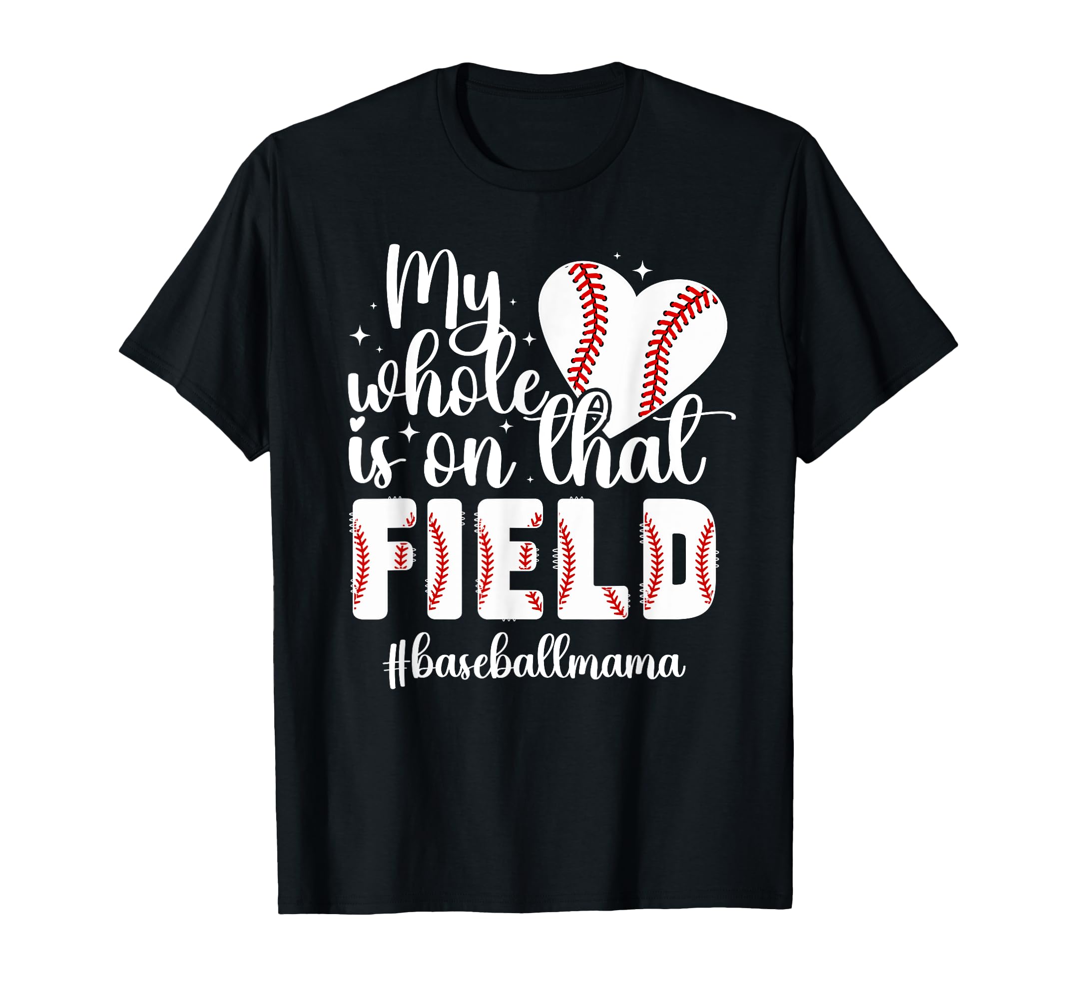 Proud Baseball Mama Baseball Mom Baseball T-Shirt - Graphic Print Unisex - T-Shirt, Sweatshirt, Hoodie