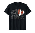Baseball Heart Field Mom Team Sports T-Shirt - Aesthetic Graphic Men Women - T-Shirt, Sweatshirt, Hoodie
