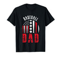 Funny Dad Baseball Usa Flag T-Shirt - Fun Novelty Design for Adults - T-Shirt, Sweatshirt, Hoodie