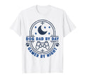 Dog Dad Day Gamer Night Gamepad And T-Shirt - Trendy Graphic Men Women - T-Shirt, Sweatshirt, Hoodie